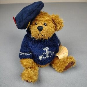 Vintage Pickford Bears "Tango" Brass Button Collection Sailor Knit Sweater W Tag
